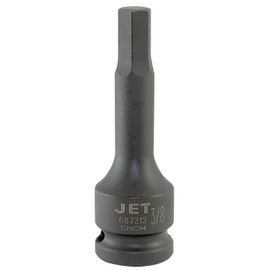 JET 687215-1/2-Inch Drive, 1/2', Hex Bit, 3' Length, SAE Impact Socket