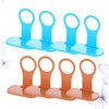 SHOWERORO 8 Pcs Wall Mounted Phone Hanging Stand Folding Charging
