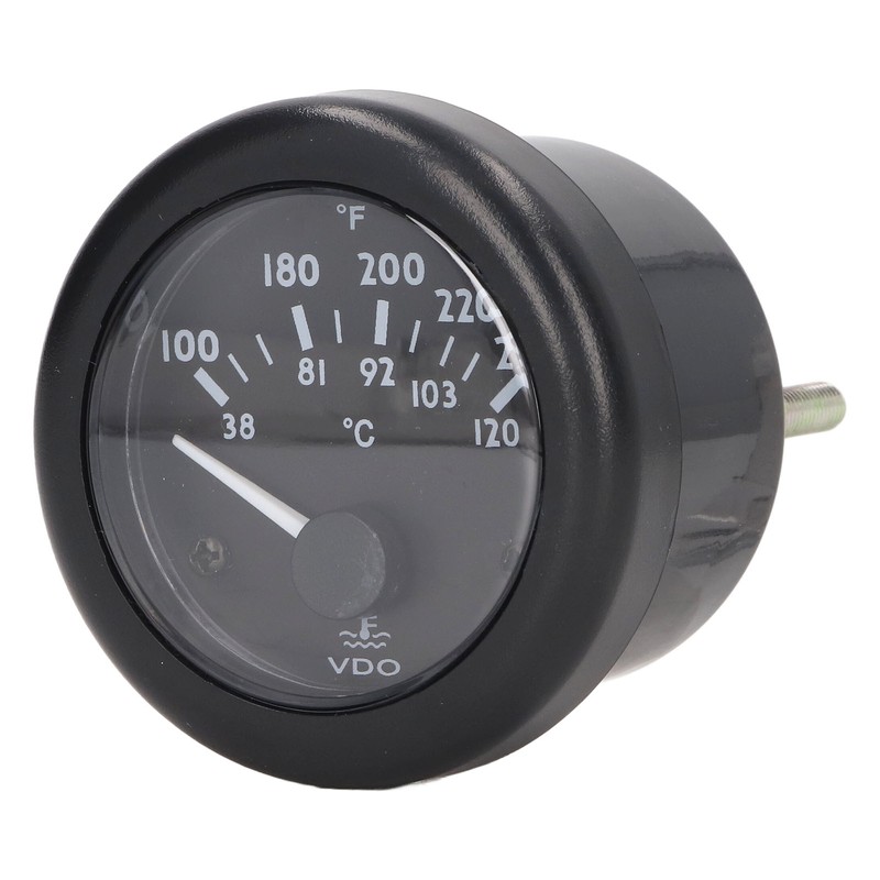 Engine Water Temperature Gauge 2in Wide Range High Accuracy Front