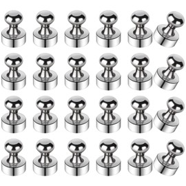 Jewan 24 Stück Magnete Stark, 12 x 16 mm Magnete für Magnettafel, Neodym Magnet Extra Stark, Whiteboard Magnete Klein, Starke Magnete Kühlschrank, Mini Magnete für Pinnwand, Büro, Schule, Haus