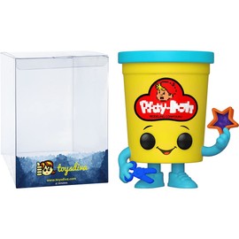 Play-D o h Container: P o p ! Retro Toys Vinyl Figurine Bundle with 1 Compatible 'ToysDiva' Graphic Protector (101-57811 - B)