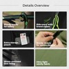 Rivenlo Camping Hammock Tent with Mosquito Net & RainFly, 3