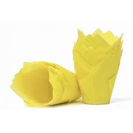 Bakery direct 200 Spring yellow tulip muffin wraps