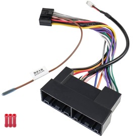 Zenoruslky Car Radio Stereo Wiring Harness Kit Compatible with Hyundai Accent Elantra Sonata Tucson Kia Optima Rio K2 Aftermarket Radio Wire Harness Adapter 42Pin Car Stereo Connector to 16Pin