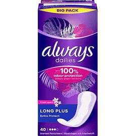 always Pantiliners Extra Protect Long Plus Fresh BigPack 40
