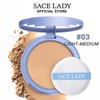 SACE LADY Oil Control Face Powder,Waterproof Setting Powder,Talc-Free Matte Face