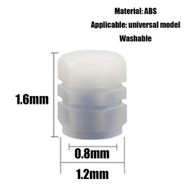 12 Luminous Car Valve Caps Per Pack, Universal Fluorescent Tyre Valve Caps, Car Valve Caps, Luminous ABS Plastic Tyre Valve Caps, Luminous for Bicycles and Motorcycles