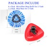 6 Pcs Spin Mop Refill/Recharge + 1 Mop Base Holder