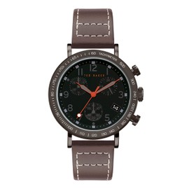 Ted Baker Marteni 42 mm Men's Chrono Gray Leather Watch BKPMRF902
