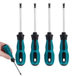 Pack of 4 U-type screwdrivers, M1.7/M2.0/M2.3/M2.6 U fork type magnetic screwdriver, CRV multifunction hand tool kit, bit, magnetic slotted screwdriver, M-type screwdriver, U fork screwdriver