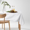 Filumi Tablecloth 120 x 220 cm White Washable for Indoor
