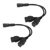 Power Cord Splitter Adapter IEC 320 C14 to IEC320 C19