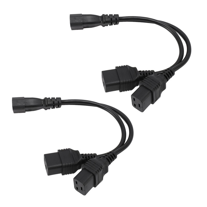 Power Cord Splitter Adapter IEC 320 C14 to IEC320 C19