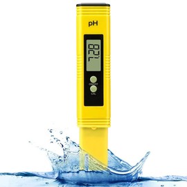Taorayo Digital PH Meter, Pier Measuring Instrument, pH Meter, 0.00-14.00 pH, ATC Automatic Temperature Correction, Fisheries, Tropical Fish Breeding, Free Research, Aquarium, Hydroponics Pool, Hydrogen Ion Index Measurement, Aquarium, Water Quality Meas