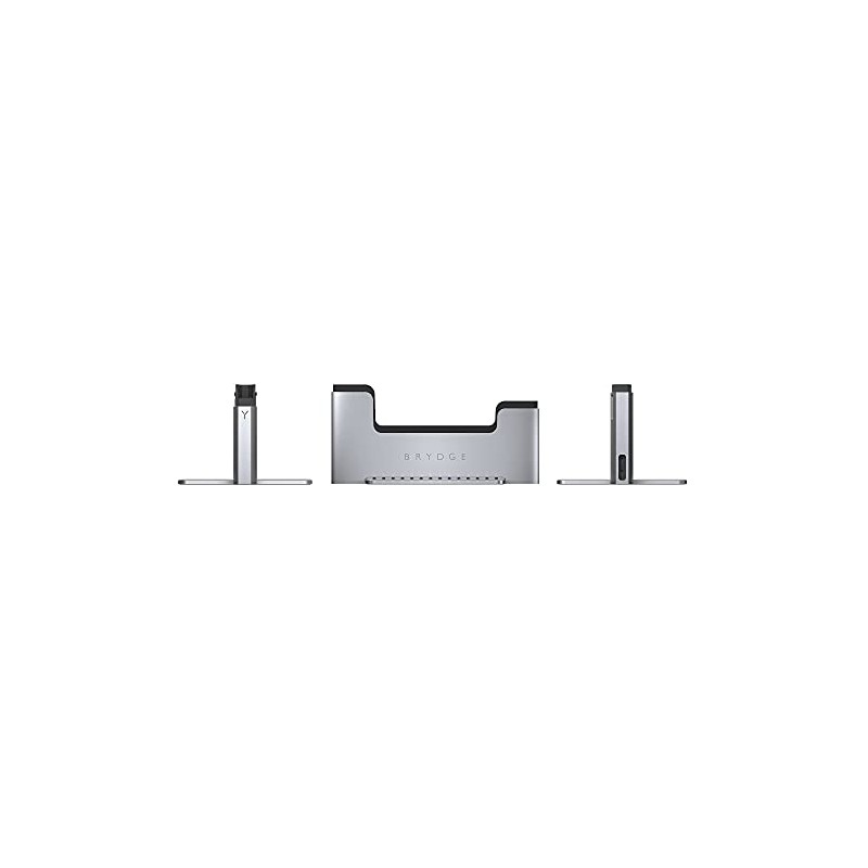 Brydge Space-Saving Laptop Stand | Vertical Docking Station | Compatible
