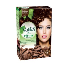 Vatika Henna Hair Colour, Dark Brown, 60 g