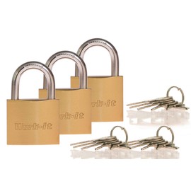 Assorted Padlock Set