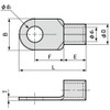 JAPPY R100-12 JP Bare Crimp Terminal Round Terminal (R)