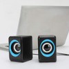 axGear Portable Speaker USB Multimedia Powered Wired Mini Surround Subwoofer