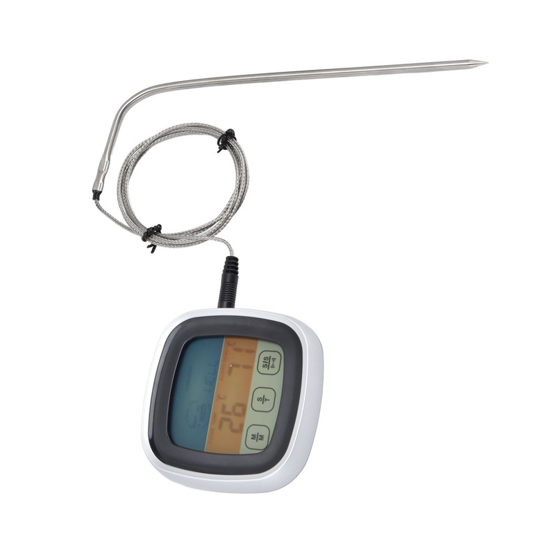 Digital Meat Thermometer Waterproof Stainless Steel Food Thermometer with BBQ