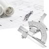 Universal Bevel Protractor, Stainless Steel Angle Protractor 0-320° Precision Angle