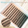 Manga Lash Clusters Wispy Eyelash Extensions 192 Pcs Anime Eyelashes