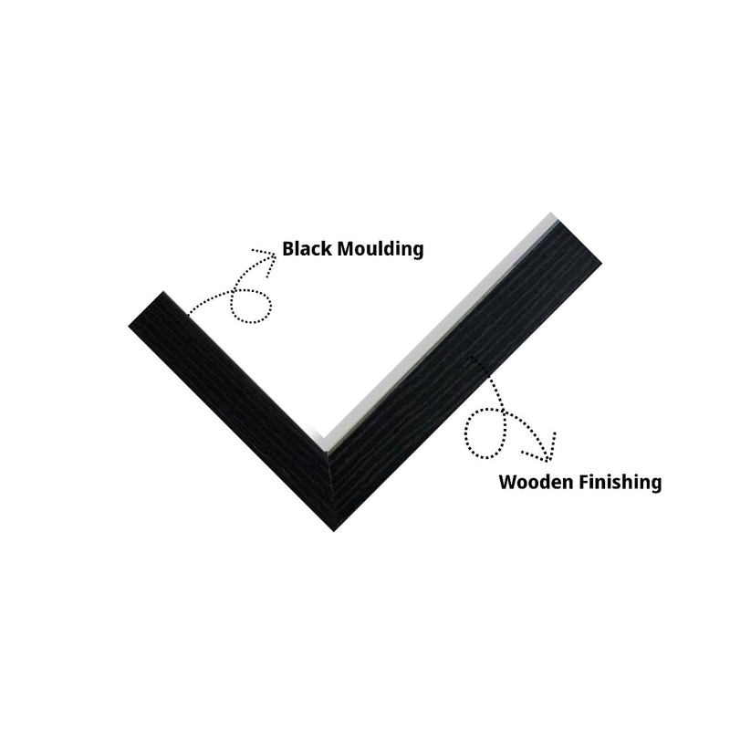 ASA A5 Picture Frame with Safety Glass | Modern Wooden