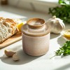 Ceramic Butter Crock with lid for Countertop,French Butter Dish