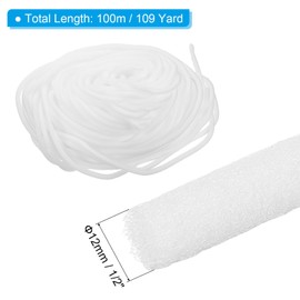 PATIKIL 11/16 Inch (18mm) x 55 Yard Backer Rod for Gaps and Joints, Foam Rope Caulk Crack Joint Filler Roll Seal Weather Strip for Home Construction Car