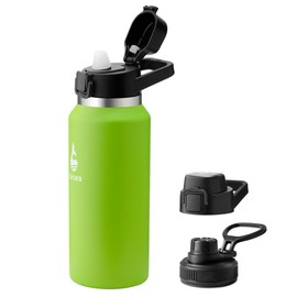 Farsea Insulated Water Bottle, Leak Proof Locking Lid with Soft Silicone Spout, Stainless Steel,Leak Proof, Double Walled Vacuum Insulated, BPA-Free, 24 Hr Cold, Wide Mouth, Sports & Travel Bottle