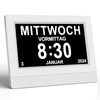 SINOIDEAS - 7 Inch Digital Calendar, Seniors Watch, Dementia Clock