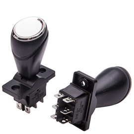 Children's Electric Car Joystick Toy Bumper Car On The Car Forward and Backward Switch, Children Rotate 360 Degrees Toy Car Push Rod Shift Toggle Switch Replacement Parts