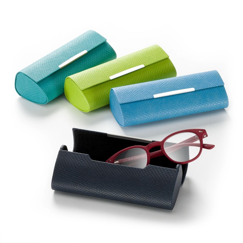 FEFI - Elegant hard case glasses case in snakeskin design