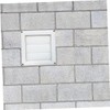 LABRIMP Dryer Vent Cover Louvered Exterior Wall Vent Hood for