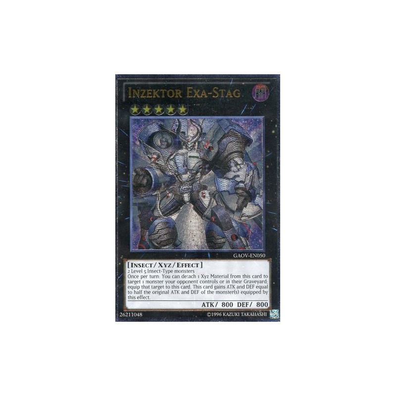 YU-GI-OH! - Inzektor Exa-Stag (GAOV-EN050) - Galactic Overlord - Unlimited