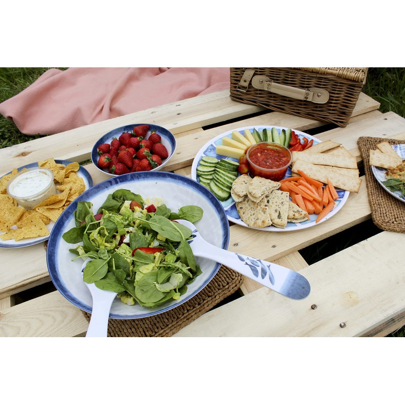 Epicurean Coastal Melamine Salad Bowl