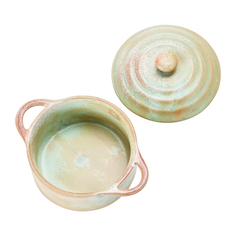 Creative Co-Op, Reactive Glaze, (Each One Will Vary) Mini Stoneware