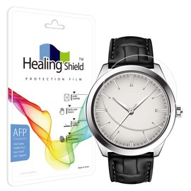 Healing Shield Universal Flat Type Round Watch Screen Protector (2 units) Thin AFP Film Anti Finger Print Bubble Free Anti-Scratch Invisible Protection Good for Smart Watch Too (Flat Type 38mm)