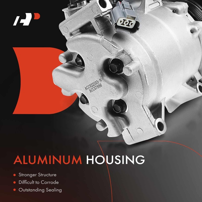 A-Premium A/C Compressor with Clutch Compatible with Acura TSX 2.4L