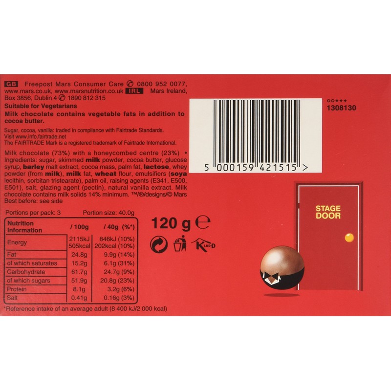 Maltesers Box 120 g (Pack of 8)