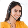 Auricular para teléfono con micrófono con cancelación de ruido compatible