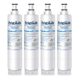 FrigiLife 4396508 Replacement for Whirlpool 4396510, EDR5RXD1, NLC240V, PNL240V, 4396508p, 4396547, 4392857, 9010, LC400V, WF-NLC240V, 46-9010, Everydrop Filter 5 Refrigerator Water Filter, 4PACK