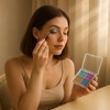 BOHUIZ 2 Pcs Empty Makeup Palette, Empty Lipstick Palette Empty