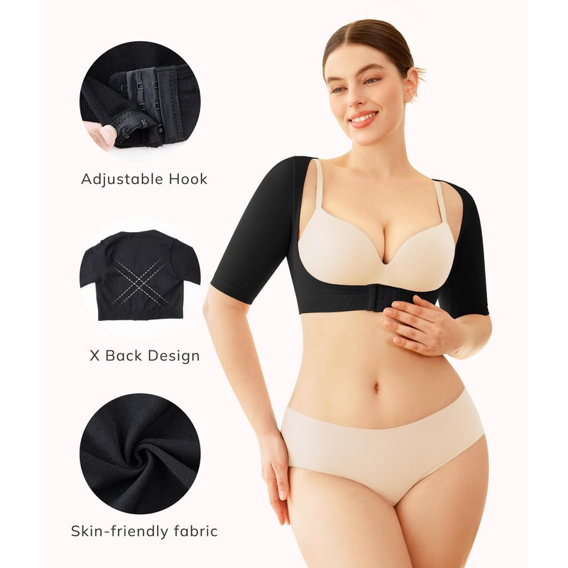 LODAY Arm Compression Sleeves for Women Lipo Upper Arm Shaper