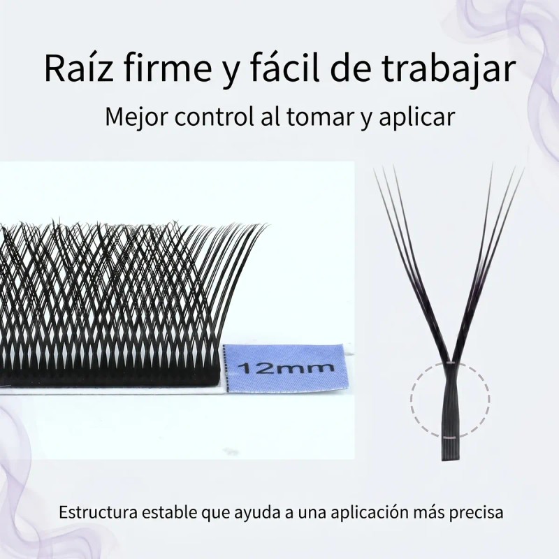 Extensiones Pestañas Mink Nagaraku Triple 3d Yy 0.07 D