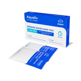 ATAKIT AquaDx 2 Pcs Lead Test Kit, Water Test Kit Testing for Lead in City Water Or Well Water – Water Lead Test Kit Detection to 5 ppb – 5 Minute Test