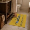 Funny Butter Kitchen Mat, Retro Baking Theme Door Mat for