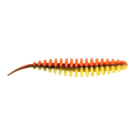 Trout Master Worm Flexible UV Active Trout Bait with Garlic Flavour, Durable Rubber Bait, Fishing Tackle, Trout Bait, Rubber Fish, Bass Bait, Fishing