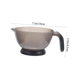 OATIPHO 2pcs Hair Dye Mixing Bowls Thickened Tinting Bowls Handles for Hair Stylist Salon Use