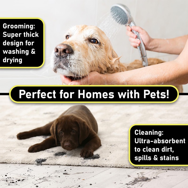 Pro-Kleen Microfibre Cloth 1000GSM 40 x 40cm Cleaning Towel For